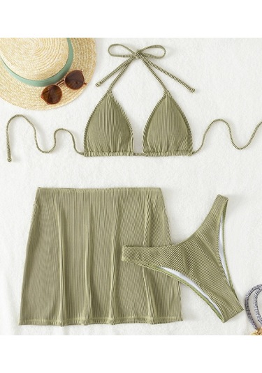 Etek Bikini Mayo Yeşil