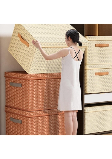 Şarap Kırmızısı Giysi Yatak Saklama Torbaları Ev Yorgan Katlanır Saklama Kutusu Organizatör Yatak Altı Dolap Dolap Kutusu L Kırmızı