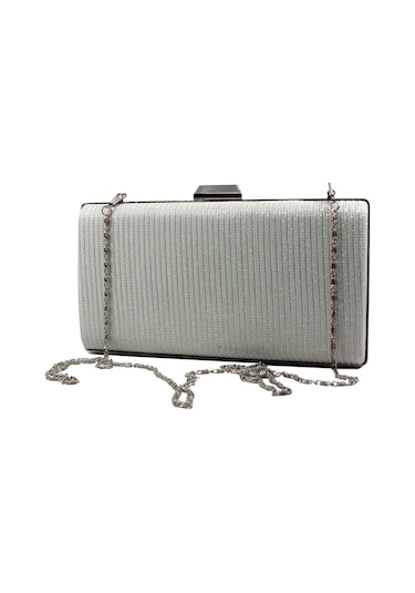 Çanta Sepetim Gümüş Simli Tablet Abiye Çanta (496698448) Gümüş