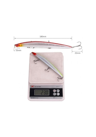 10 Adet 18cm 24gr Minnow Rapala Sahte Yapay Yem 1 Kalite Ekonomik Paket