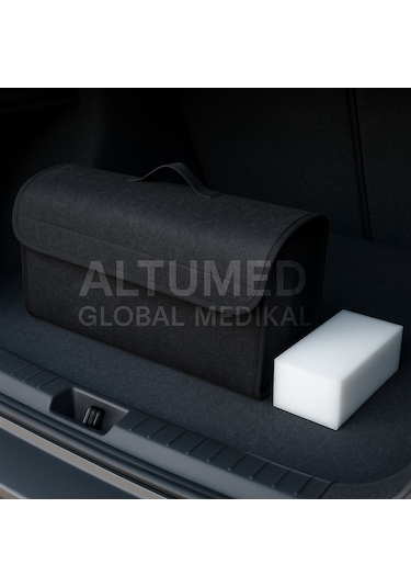 Sihirli Sünger Hediyeli Araç Bagaj Düzenleyici Çanta Organizer Araba Çantası Oto 25 50cm