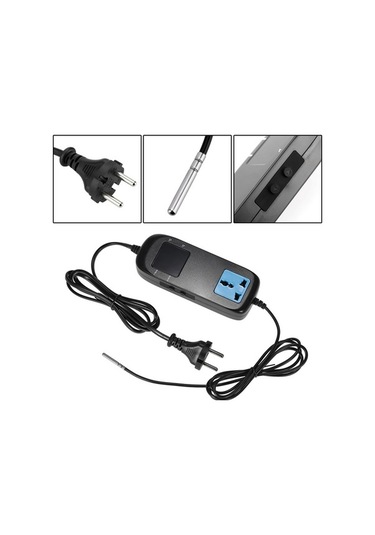 Ulzyvf Termokupl Lu Elektronik Termostat Led Dijital Ekran Üreme Sıcaklık Kontrol Cihazı Soketli Ac 90v-250v, Optimal Sıcaklık Yönetimi