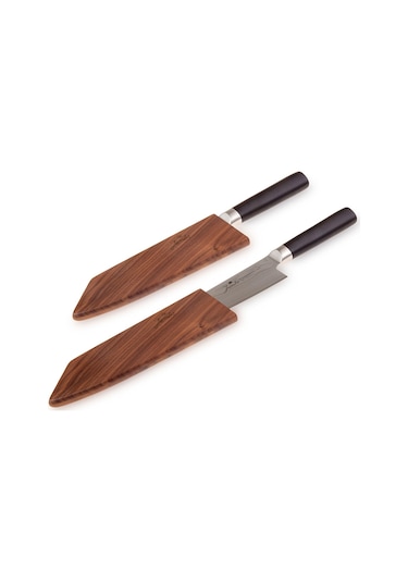 Jumbo Miyaki Damascus Çelik Bıçak 18 Cm Çelik