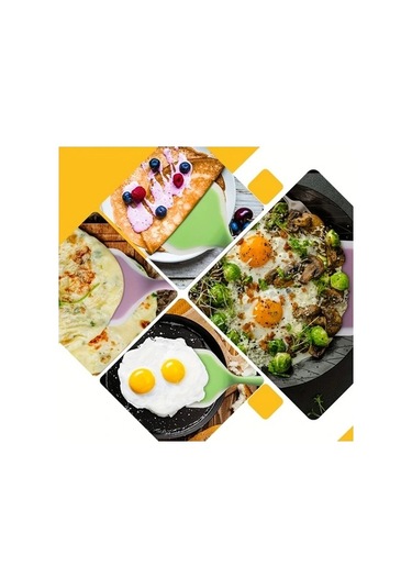 Trendooze Çok Amaçlı Mor Silikon Spatula Fırın Izgara Yapışmaz Dayanıklı Gaojunshop01 Pişirme Mor