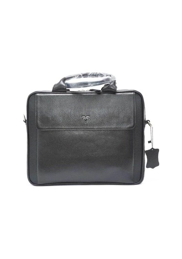 Deri Laptop Askılı Evrak Çantası / 1717 Siyah-126342 Siyah