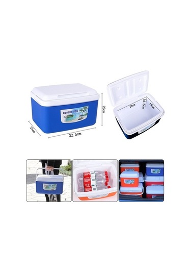 Wondernest Taşınabilir Araba Açık Buz Kovası Soğutucu Mini Buzdolabı 8 Litre