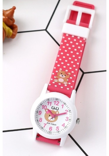 Q&Q QCG2212 Su Geçirmez Rakamlı Kız Çocuk Kol Saati