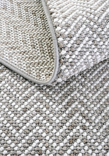 Cool Halı Olinda 1109 Gri Yolluk Bukle Yatak Odası Halısı Hol Koridor Halısı İskandinav Kesme Halı Gri