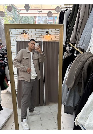 Tuba Toptaş Pike Jogger Pantolon Kahverengi