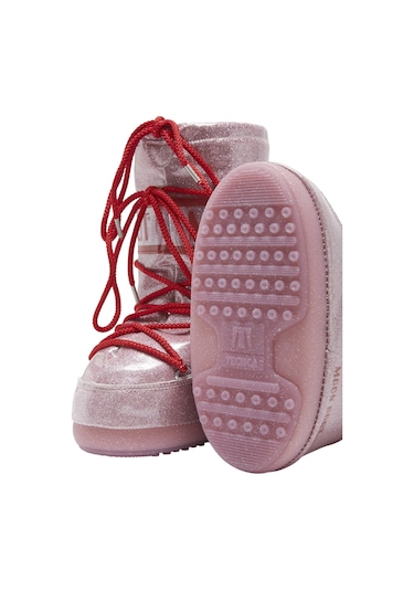 80d3400290-j001 Moon Boot Icon Jr Glitter Pembe Pembe