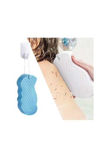 Suntek Duş Süngeri Yumuşak Sevimli Şekiller Nazik Mavi
