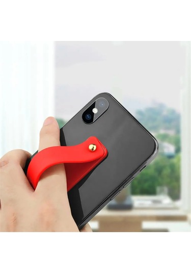Moda Telefon Tutucu Silikon Telefon El Bandı Tutucu Parmak Yüzük 1 Adet