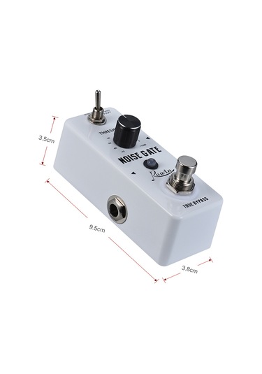 Rowin Gürültü Kapısı Gürültü Azaltma Gitar Efekt Pedalı Beyaz