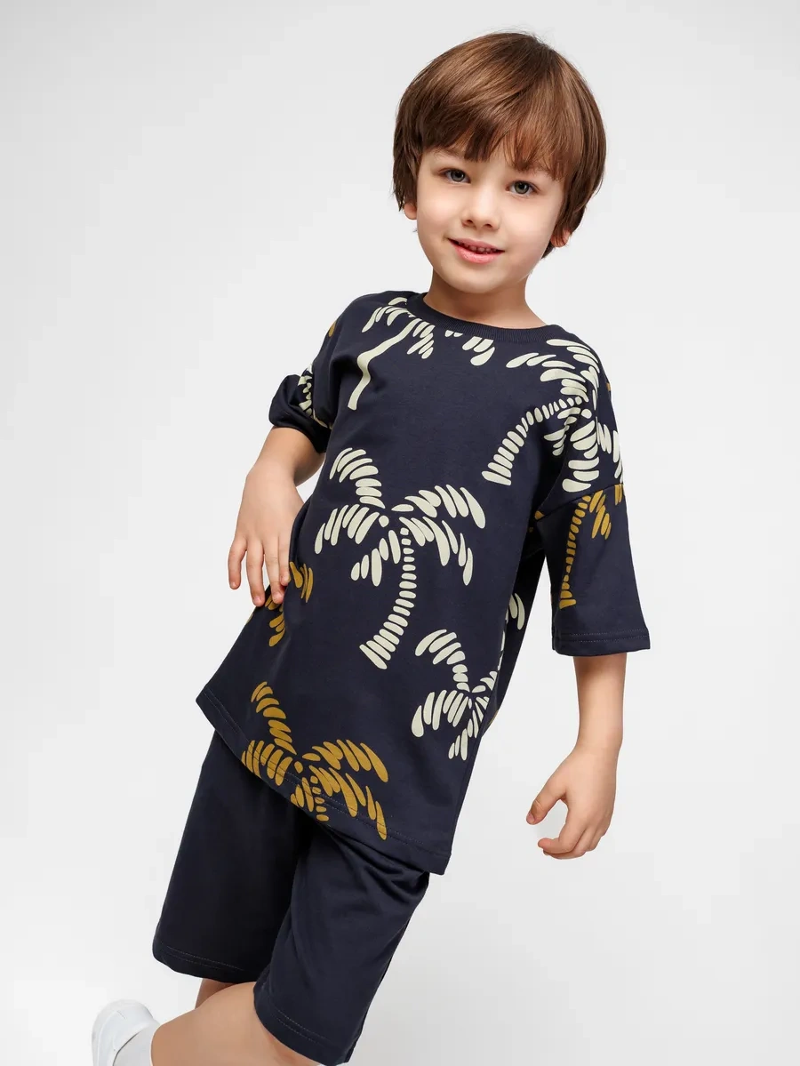 Rolypoly Yazlık Tişört Ve Şort Takımı 360599111 Mavi