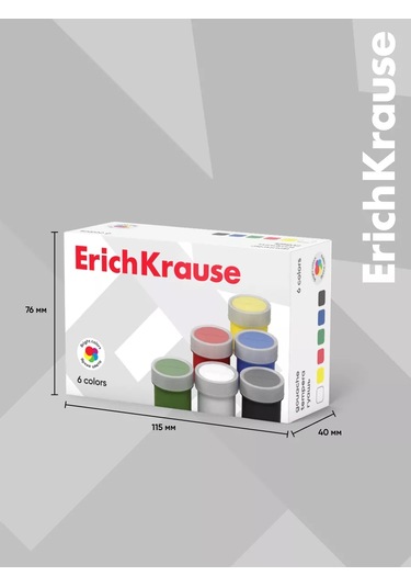 Erichkrause Guaj Basic 6 Renk 17ml 11960897 Beyaz