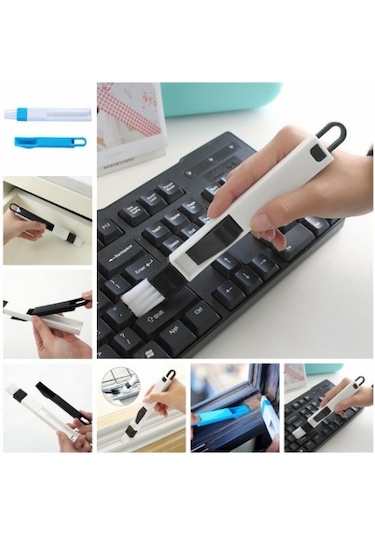 Klavye Ve Pencere Oluğu Temizleme Fırçası Mini Kürekli Ev Gereçl