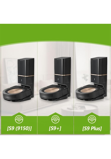 Sointeresting Irobot Roomba S9 9150 S9+ S9 Plus 9550 S Serisi Elektrikli Süpürge Kauçuk Silindir Fırça Hepa Filtre Yan Fırça Parçaları