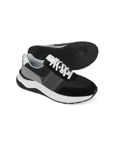 Ziya, Erkek Hakiki Deri Sneaker 153983z1425 Siyah 153983z1425 000 Siyah