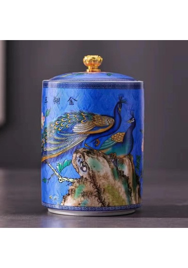 Suntek Çay Saklama Kabı Şeker Kahve Gevşek Çay Mavi Için