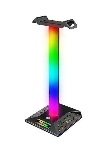 Hpy Pazar Rgb Gaming Kulaklık Standı Usb, Dokunmatik Işıklı