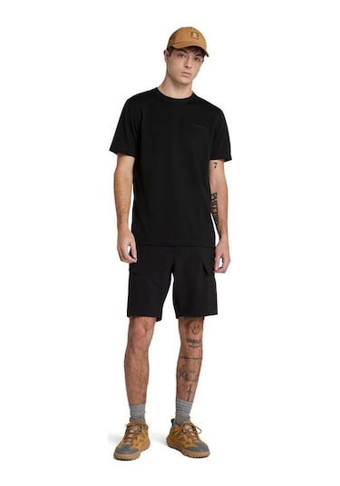 Timberland Quick-dry Short Sleeve Tee Erkek T-shirt-32664 Siyah