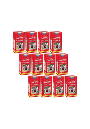 Çaykur Çay Çiçeği Siyah Dökme Çay 12 x 500 G