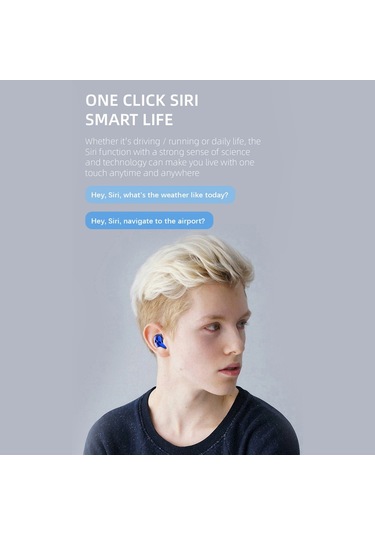Soulader Bluetooth Kulaklık S6 Plus Kablosuz Şarj Edilebilir Kulak İçi Mikrofonlu Ses Yalıtımlı Spor Ve Günlük Kullanım İçin Uygun