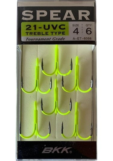 Bkk Spear-21 Uvc Üçlü İğne 6'lı Paket No:4