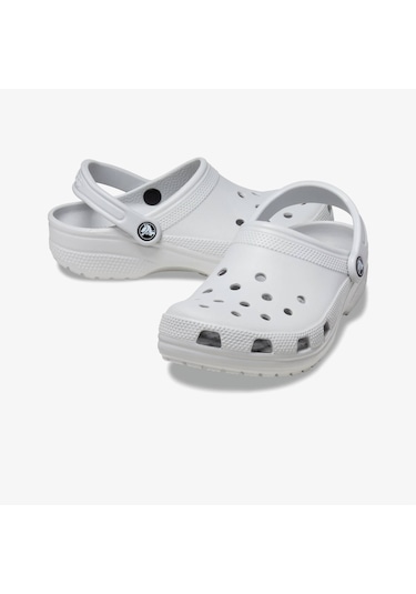 Crocs Classic Unisex Gri Terlik Düz 10001 Gri