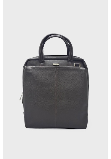 Kanuga Ysmn1595 Kahverengi Unisex Dik Evrak Çantası Kahverengi