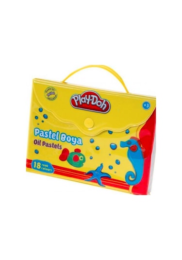 Play-Doh 18 Renk Pastel Boya Çantalı PA-006