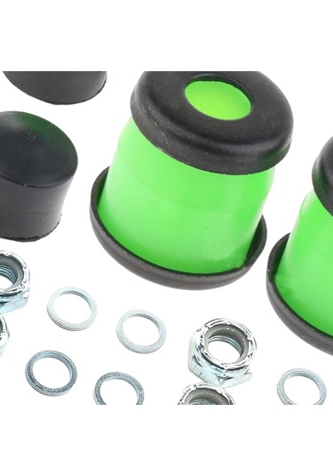 Homyl Kaykay Kamyon Burçları Kiti Kupası Şok Emici Yeşil-11-mm Yeşil Çok Renkli