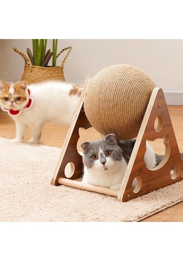 Reyo Pet Üçgen Toplu Kedi Tırmalaması