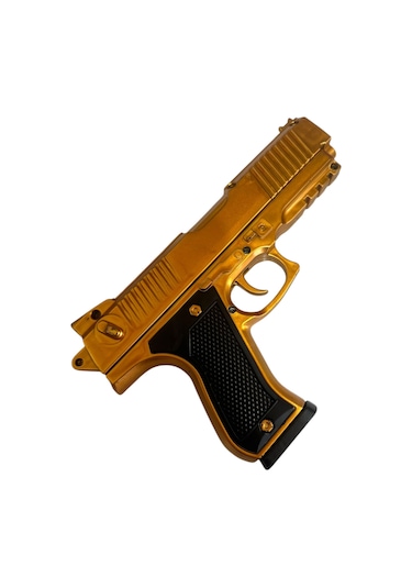 Boncuk Atan Tabanca Gold + 10 Paket Boncuk Gold