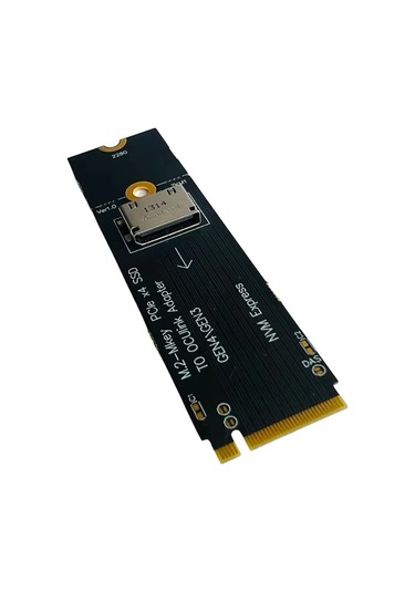 Xurunkeji M.2 M-key Pcıe X4 Ssd'den U.2 Oculink Sff-8612 Adaptörü Gen4/gen3 2,5 İnç Nvme U.2 Sff 8639 Ssd Pcı-e Ngff Yükseltici Kart İçin