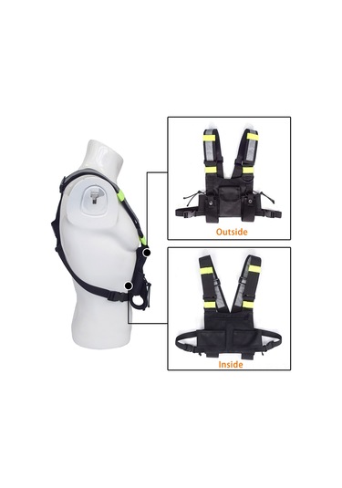 Reedark 600d Oxford Askeri Yelek, Radyo Ve Telefon İçin Cep, Ayarlanabilir Askı, Gece Reflektörlü, Av Ve Arama Kurtarma İçin