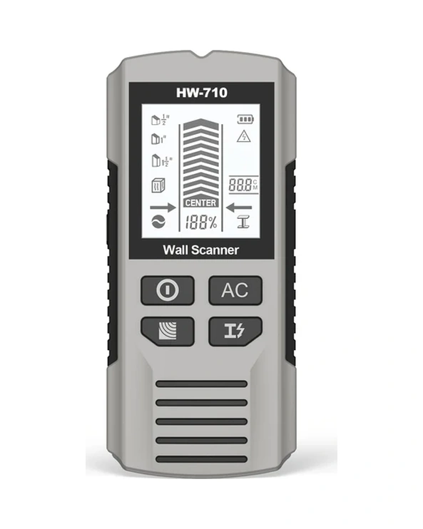 Willowhaven Gray Taşınabilir Dijital Duvar Tarayıcı 5 Modlu Dedektör Metal Ahşap Kablo Pvc Boru