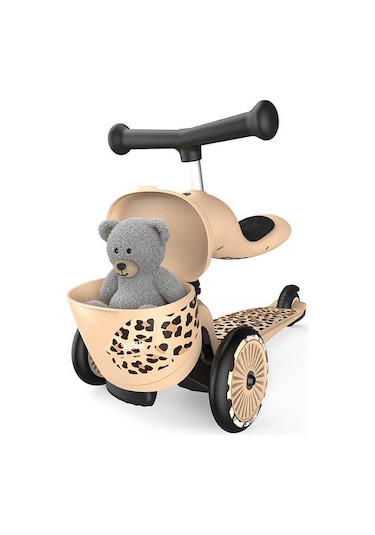 Scoot And Ride Highwaykick 1 Lifestyle Scooter - Leopard 210621-96607 Pembe