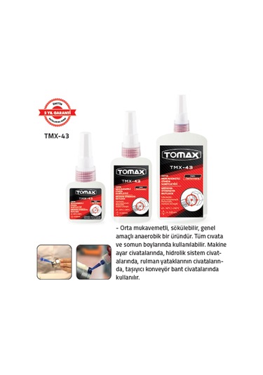 Genel Amaçlı Boru Sızdırmazlık Tmx 5543-50 Ml 10 Adet