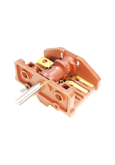 Çevirmeli Şalter 2+2 Kahverengi 0-1-2-3 Kademe Polyemit Metal Saplı 1 Adet