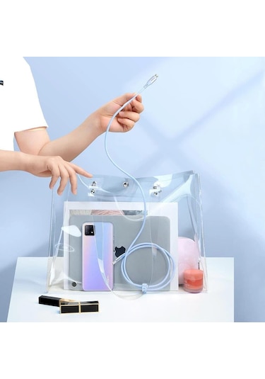 Mcdodo CA-1863 Typec To İphone Uyumlu PD 36W Hızlı Data-Şarj Kablo 1.2m Mor