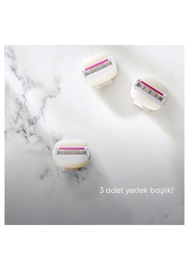 Gillette Venus Comfort Glide Sugarberry Yedek Başlık 3'lü