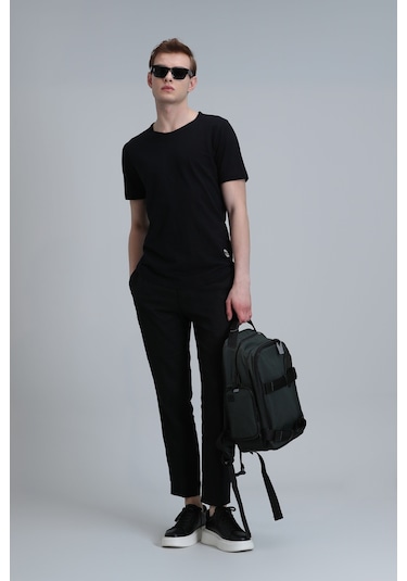 Lufian Junya Erkek Basic Tisört Siyah Siyah 111020203100100 111020203100100 Siyah