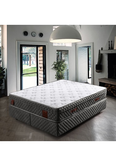 Setaymobilya Ortopedik Yatak,  Diamond Antrasit Ortopedik Yaylı Yatak