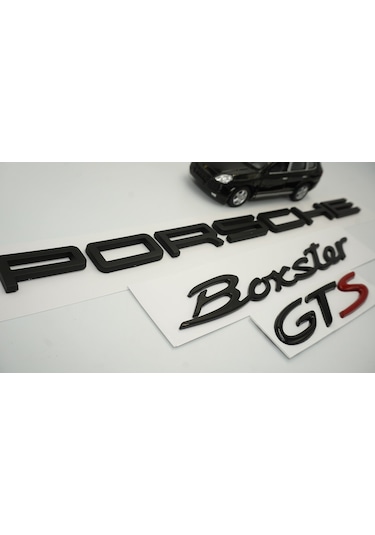 Porsche Boxster GTS Bagaj 3M 3D ABS Yazı Logo Amblem Seti