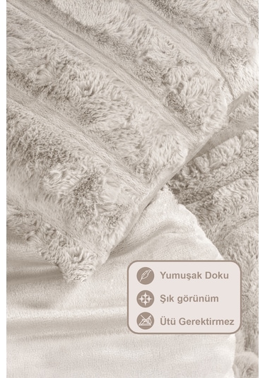 Elart Marsel Comfort Uyku Seti 220x240 Cm Vizon Vizon
