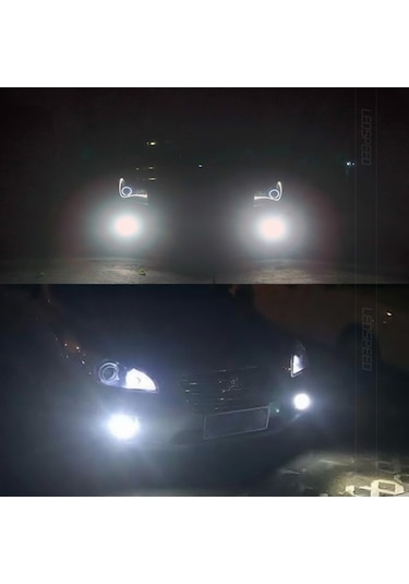 Sones 2 Adet Mz 10w 1080 Lm 5500k H8/h11 12 Xb-d Led Araba Ön Sis Lambası Otomatik Gündüz Farları, Dc 12-24v Beyaz Işık