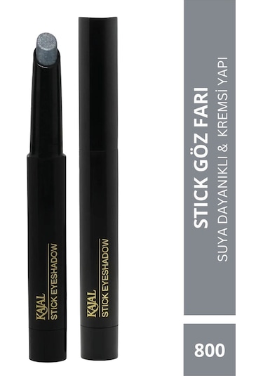 Kajal Suya Dayanıklı Kremsi Yapıya Sahip Granit Gri Göz Farı & Stick Eyeshadow 800 Granit Gri