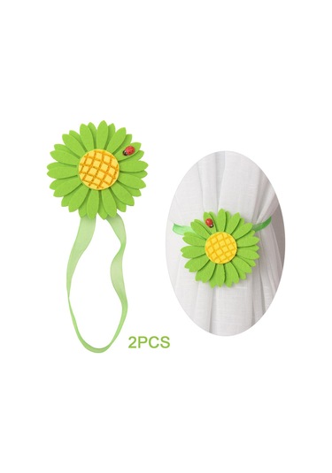 Suntek Magideal 1 Çift Örtü Kravat Arkalıkları Yeşil-dantel