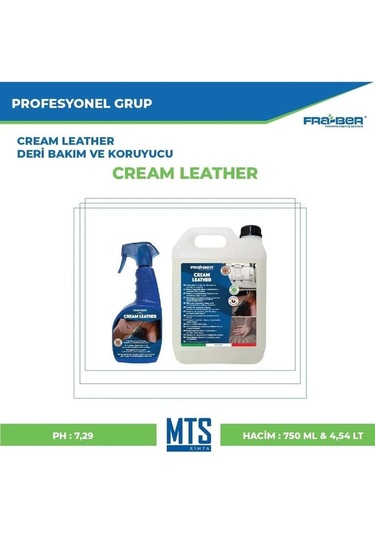 Cream Leather Deri Bakım Ve Koruyucu Parfümlü - 4,54 Lt